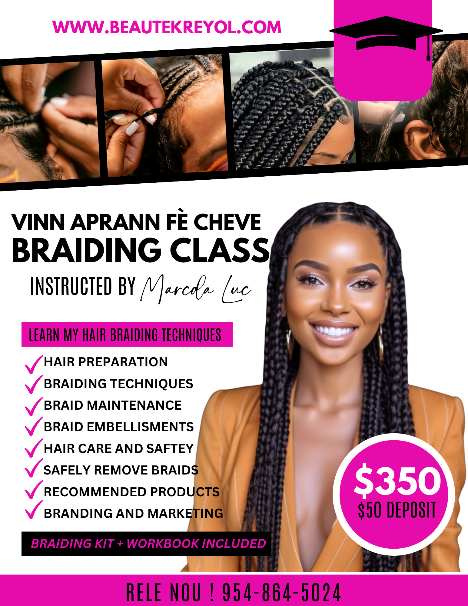 come learn how to braid