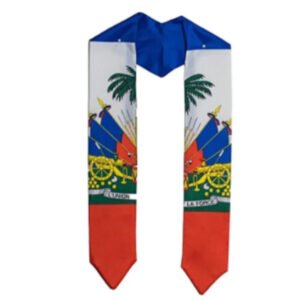 Honor Your Heritage with Haitian Flag Sashes: Perfect for Graduation and Special Occasions